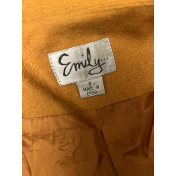 Vintage Mustard Embroidered Two-Piece Set – Size 8 - Picture 5 of 5